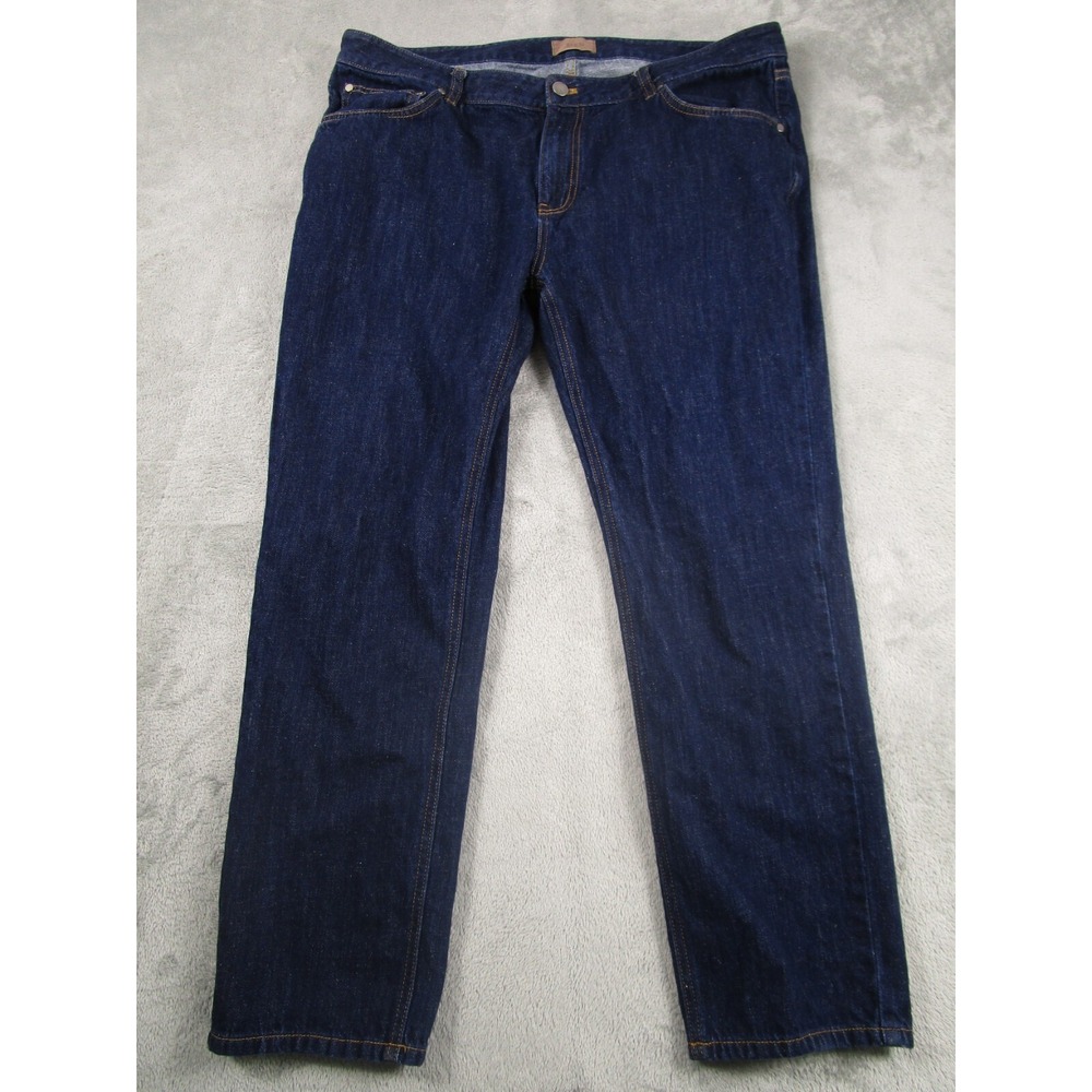 Rye 51 Jeans Mens 38x28 Blue Denim Tapered Slim‎ Straight Modern Pockets